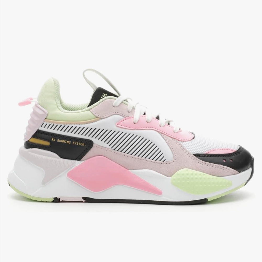 Puma Pink and Black Chunky Sneakers